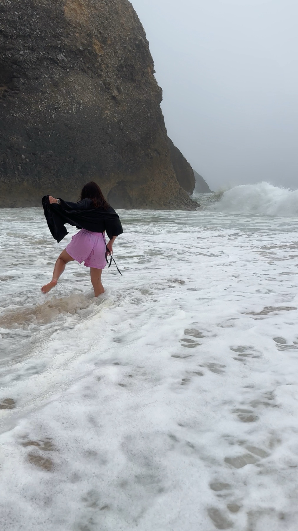 The water. Freedom was physical.
